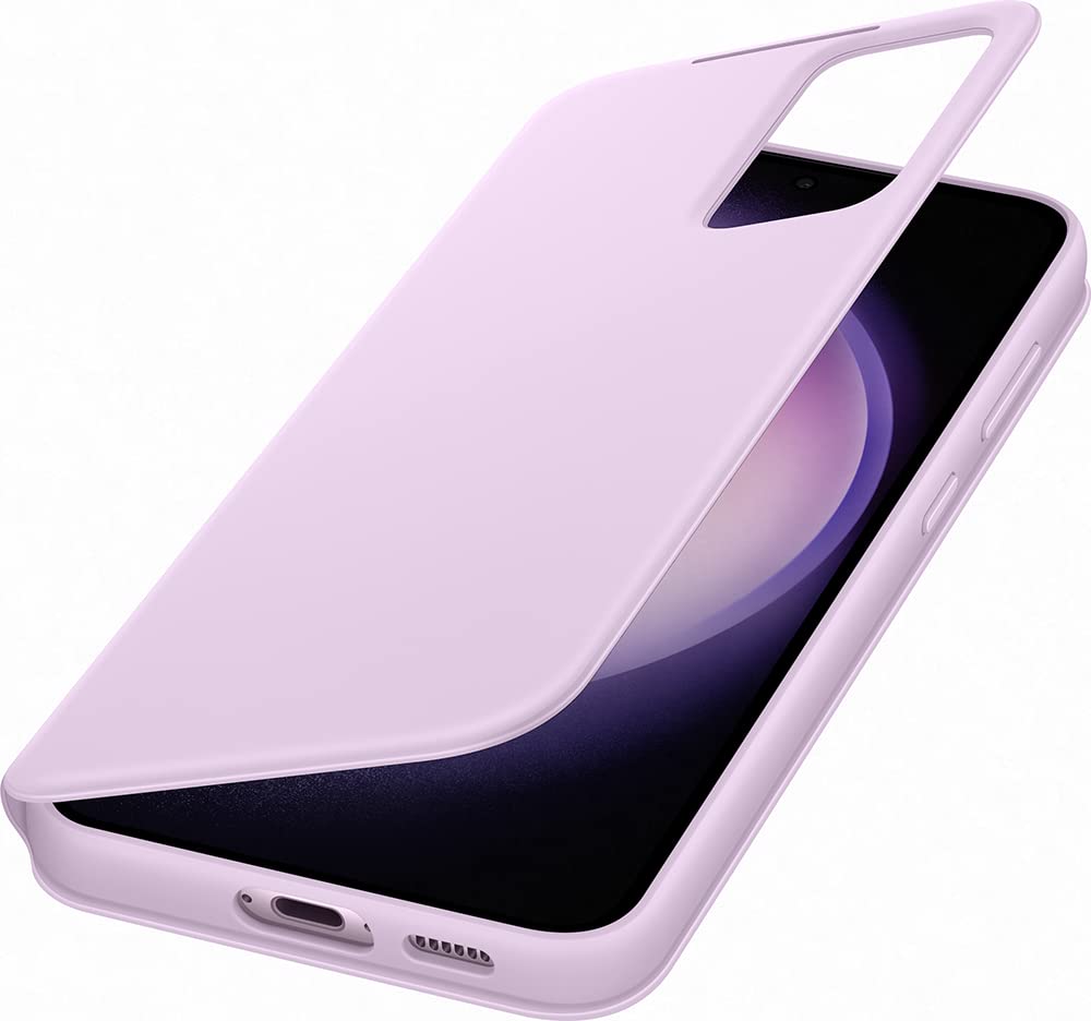 Samsung Smart View Wallet Cover Portfel z oknem wizji dla Galaxy S23+, Fioletowy