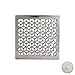Newport Brass 233-403 Decorative Drains 4" Square Shower Drain Grid, Biscuit