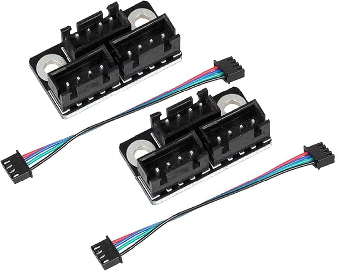 review Kingjinglo 4pcs Dual Z Stepper Motors Modules with 105mm Cables Replacement for 3D Printer Parts Splitter Accessories 3D Printer Board kit Upgrade Accessories