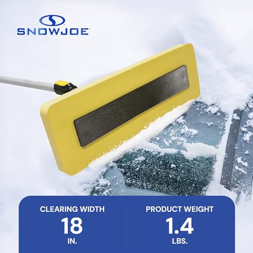 Snow Joe 2-in-1 Telescoping Snow Broom