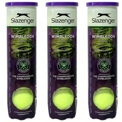 Slazenger - 12 Pack Tennis Balls (One Size) (Green/Black)