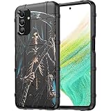 Labelle Death Grim Reaper #S Phone Case for Samsung Galaxy A54 5G, Thick Rugged Shockproof Protectiv