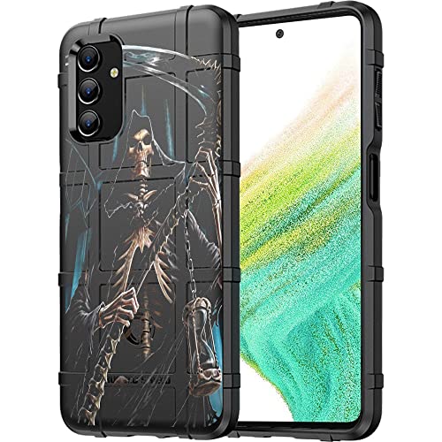 Labelle Death Grim Reaper #S Phone Case For Samsung Galaxy A54 5G, Thick Rugged Shockproof Protective Tactical Tpu Silicone Skin Cover Case #TOP23