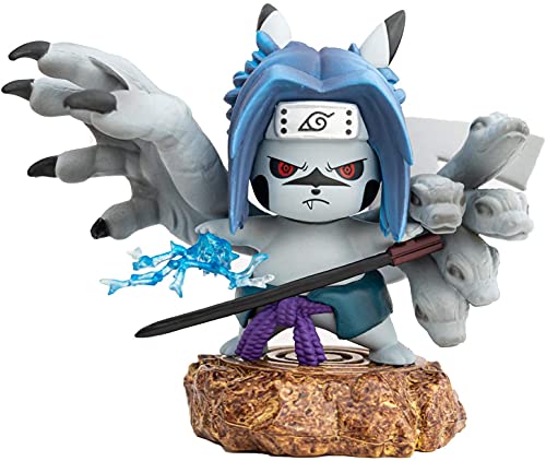ZELONG | Pika Pika Cosplay Anime Action Figure Statues Collection | Pika Pika Ã— Ninja GK Birthday Gifts 4" PVC (Shadow Hokage)