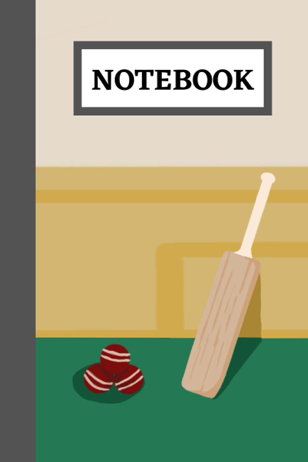 Cricket Notebook: Fun and Cute Cricket Notebook - Blank Lined Journal