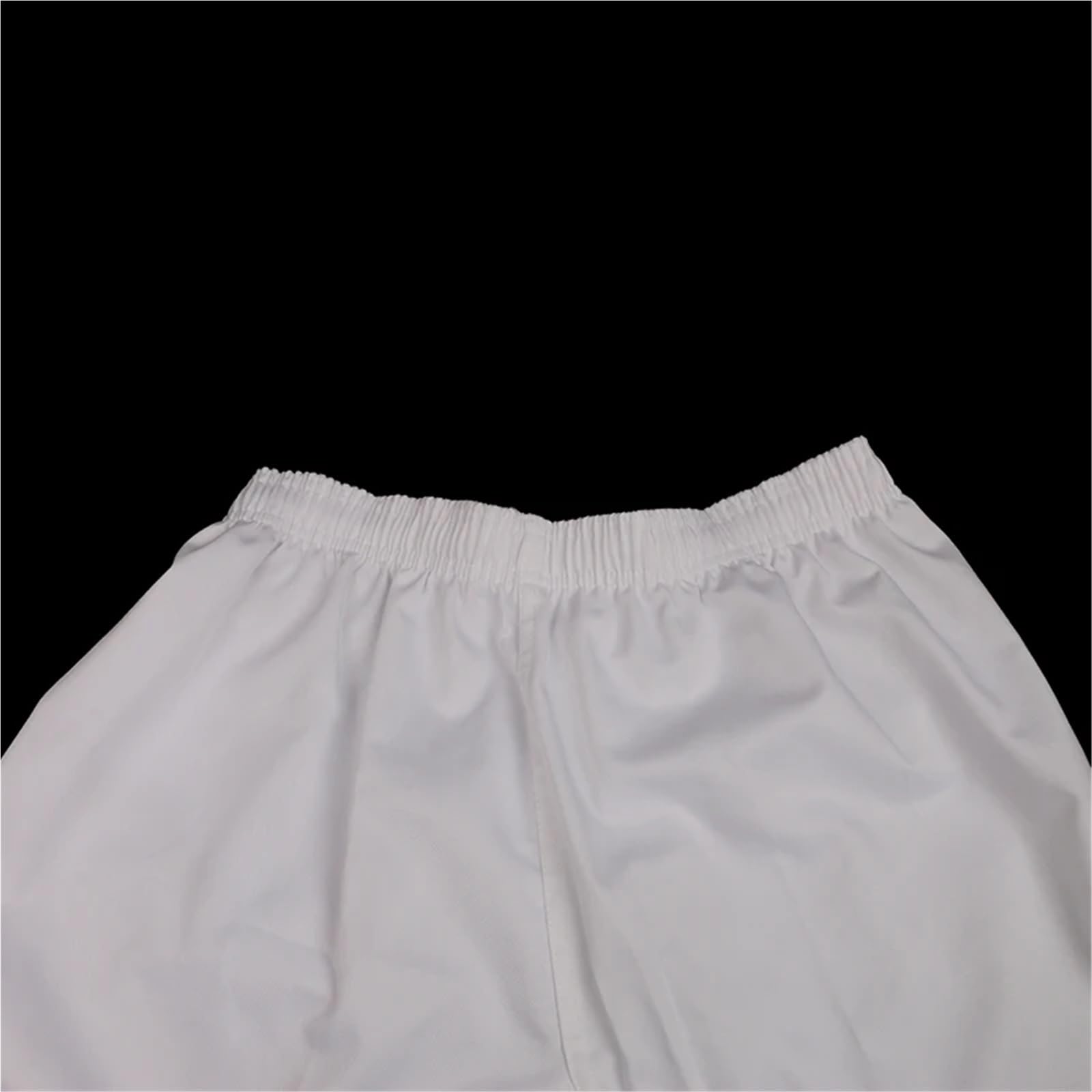 Uniforme de Karate de Cuello Blanco for Adultos y niños, Ropa de Tela Transpirable de Taekwondo, Conjuntos de Kimono Dobok para Formación, Rendimiento(L 160)