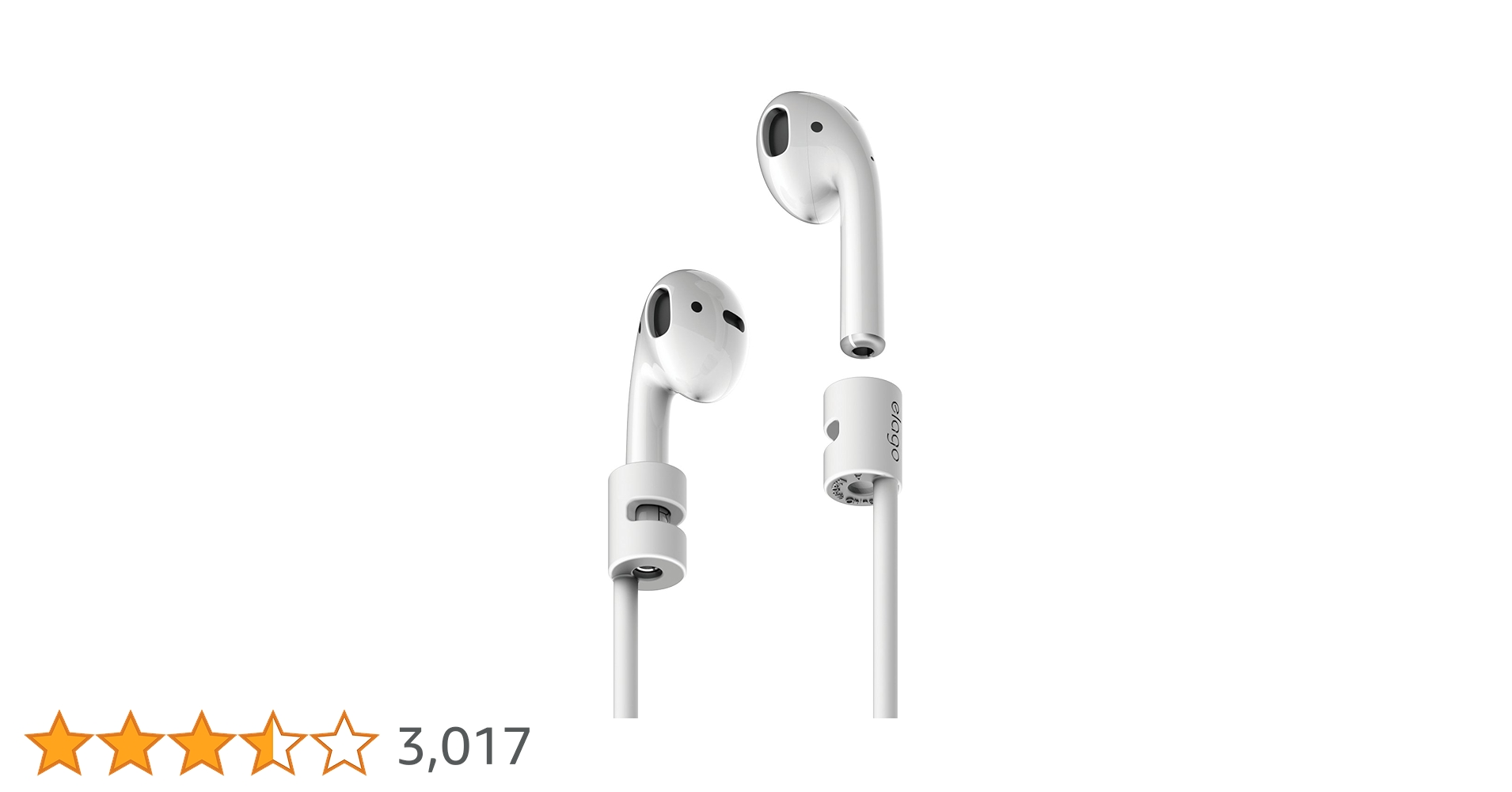 Amazon | elago AirPods 対応 ネック ストラップ シリコン 使用 落下