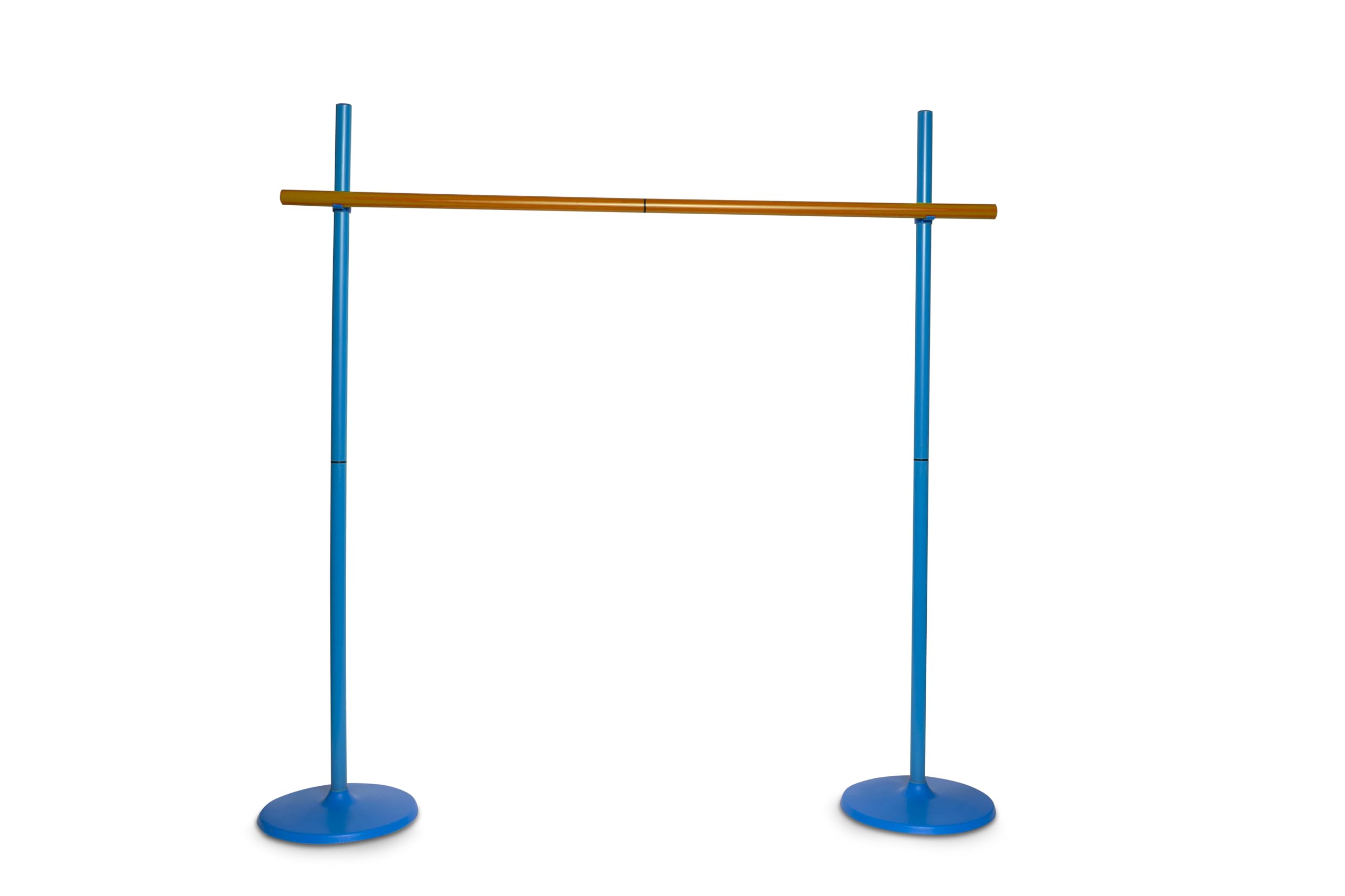 BS Toys Toystacles - Toystacles Pour Enfants À Sauter - Parkour Enfants Extérieur - À Partir De 6 Ans- Convient Pour Intérieur Et Extérieur - Haies Athlétisme Réglables - Bleu - 102 X 2 X 56 cm