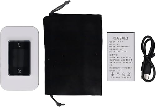 Miniatura 7 de VBESTLIFE Hotspot WiFi móvil, dispositivo de punto de acceso WiFi desbloqueado 4G LTE, router WiFi portátil de 150 Mbps con ranura para tarjeta SIM