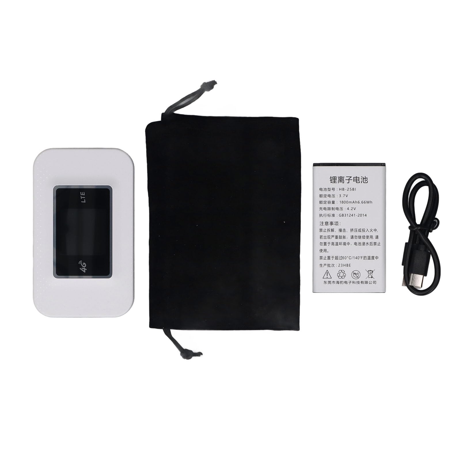 Hidyliu Dispositivo Hotspot Wireless per Router da Viaggio Portatile con Slot per Scheda SIM per ABS del Sud-est Asiatico, connettività Ad Alta velocità
