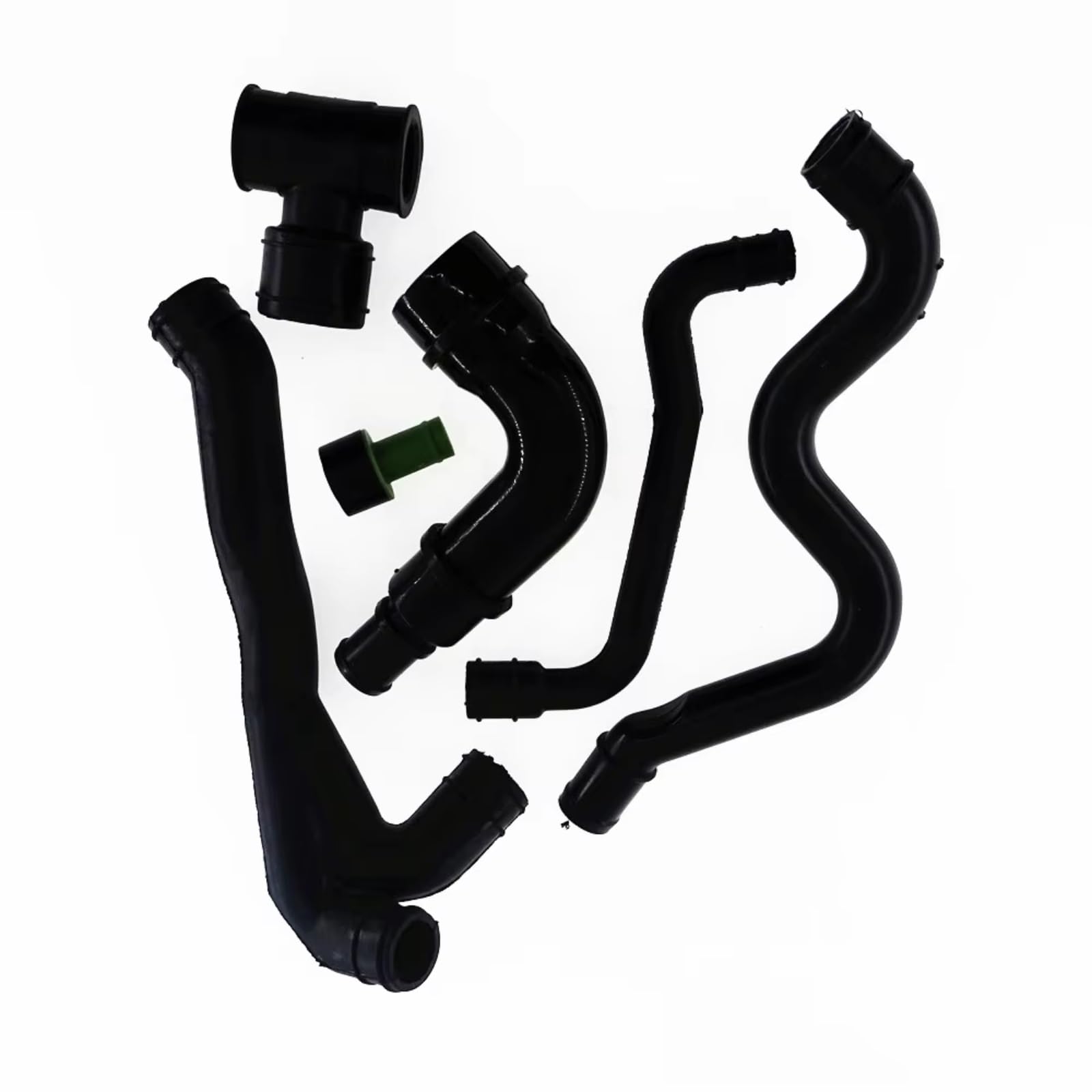 Dfghtrd One Color Breather Hose Compatible With A3/S3 1997-2003 For A4/S4 1999-2008 For A6 1998-2005 Car Engine Crankcase Breather Hose Kit 06A103213af 06A103221ah