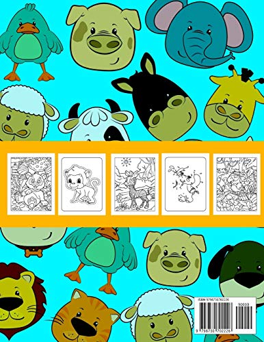 Animal Adventures Activity Book for Kids Ages 4-8 Connect the Dots, Mazes , Scissors Skills , Coloring Pages: Fun and Challenging | Entertaining | ... | Toddlers | Daily Learning | Homeschooling image 4