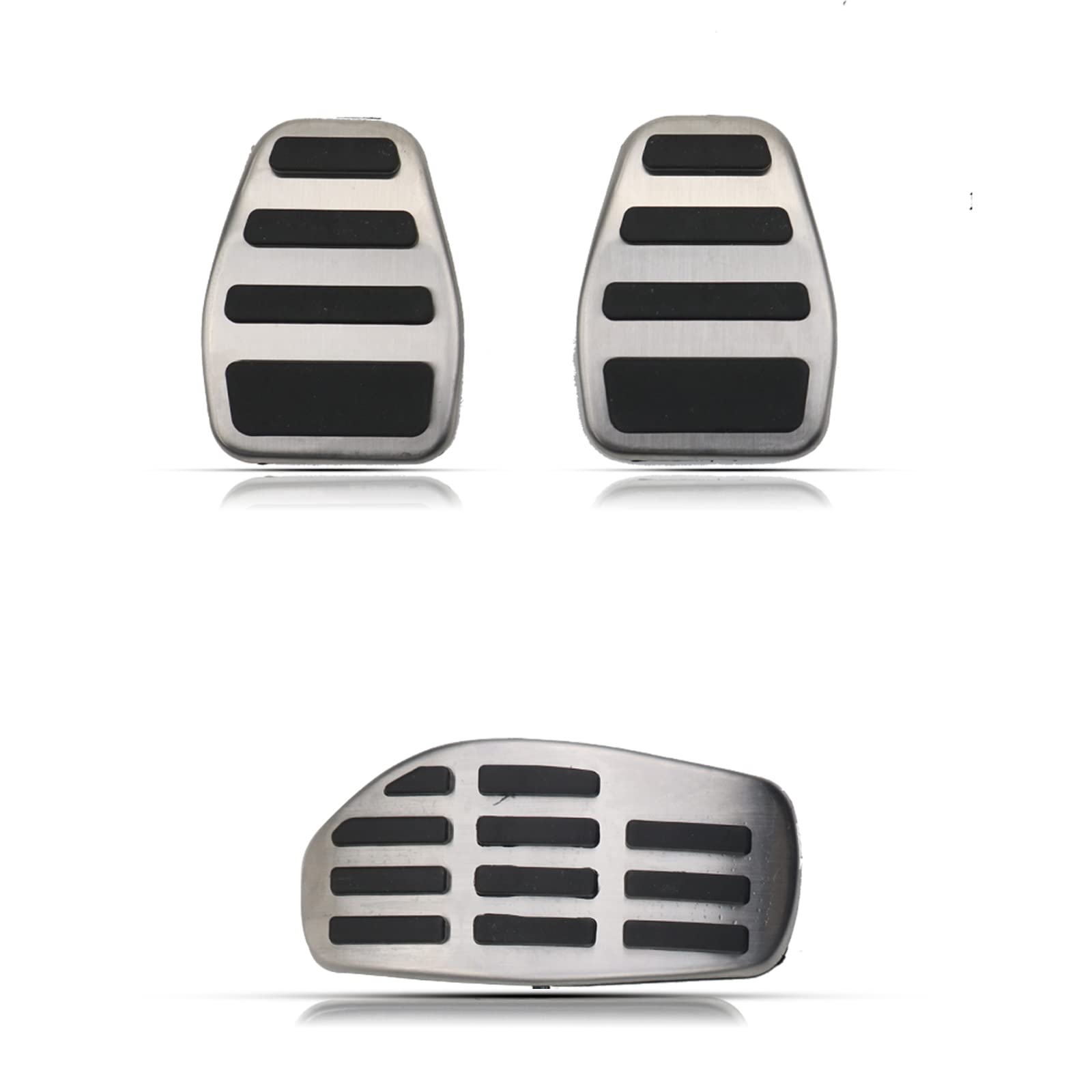 YEE PIN Protection de pédale en alliage d'aluminium pour Renault Cabin Clio 5 Koleos & Nissa-n X-Trail T32 Qashqai J11 J12 - Pour pédale d'accélérateur