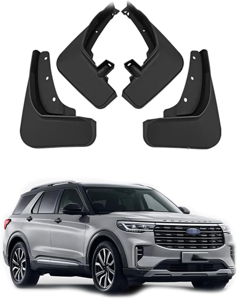 PLAKDFUU Car Mud Flaps for Explorer 2020-2023, Styling Body Accessories Splash Guards Fender (Set of 4)