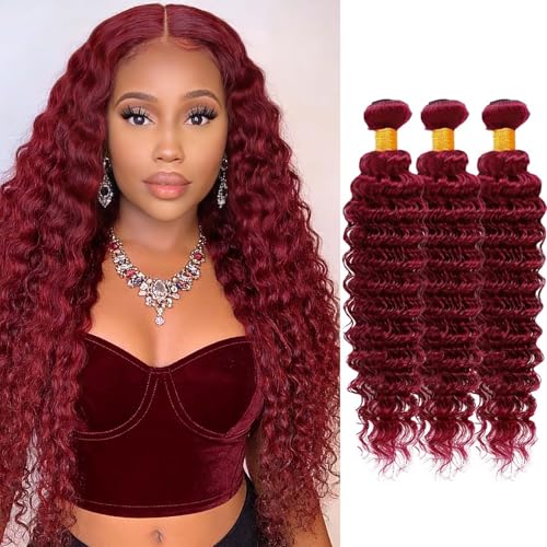 Hailookmey 99J �o�[�K���f�B �l�� �o���h�� ���C�����b�h�J���[ �f�B�[�v�E�F�[�u�o���h�� �u���W���A�������H �o�[�W���l�� �N�C�b�N�E�B�[�u�G�N�X�e���V���� (3�� 12 14 16 �C���` 300g 99J �J���[)