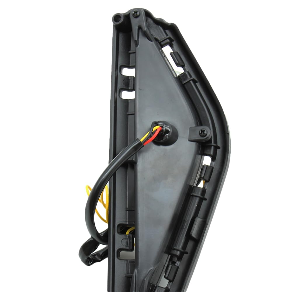 Lampade diurne del Riloer, luci da corsa Daytime a LED con luce di guida bianca + segnale di svolta dinamico giallo, lampada di segnale di svolta del paraurti LED con 2 modalità luminose
