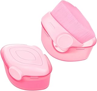 Juego de 2 brochas de maquillaje ovaladas ros...