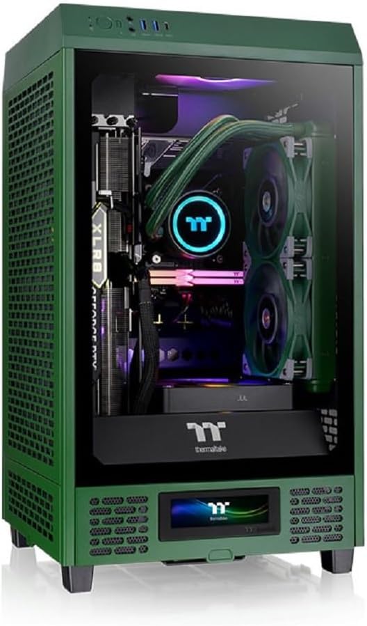 Thermaltake Tower 200 Series Racing Green LCD Panel Kit, 3.9" LCD Display, Supported by Tt RGB Plus 2.0 Software, AC-067-OODNAN-A1, 3 Year Warranty - 5