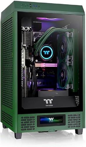 Miniatura 5 de Thermaltake Tower 200 Series Racing Kit de panel LCD verde, pantalla LCD de 3.9", compatible con el software Tt RGB Plus 2.0, AC-067-OODNAN-A1,