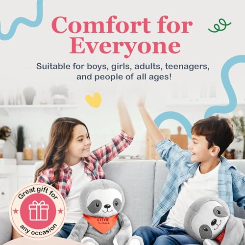 Image of Lilly's Love Weighted Stuffed Animal, 2lb | Sensory Plush for Kids & Adults | Machine Washable Plushie w /Removable Inner | Calming Weighted Stuffed Animal for Anxiety, Stevie The Sloth