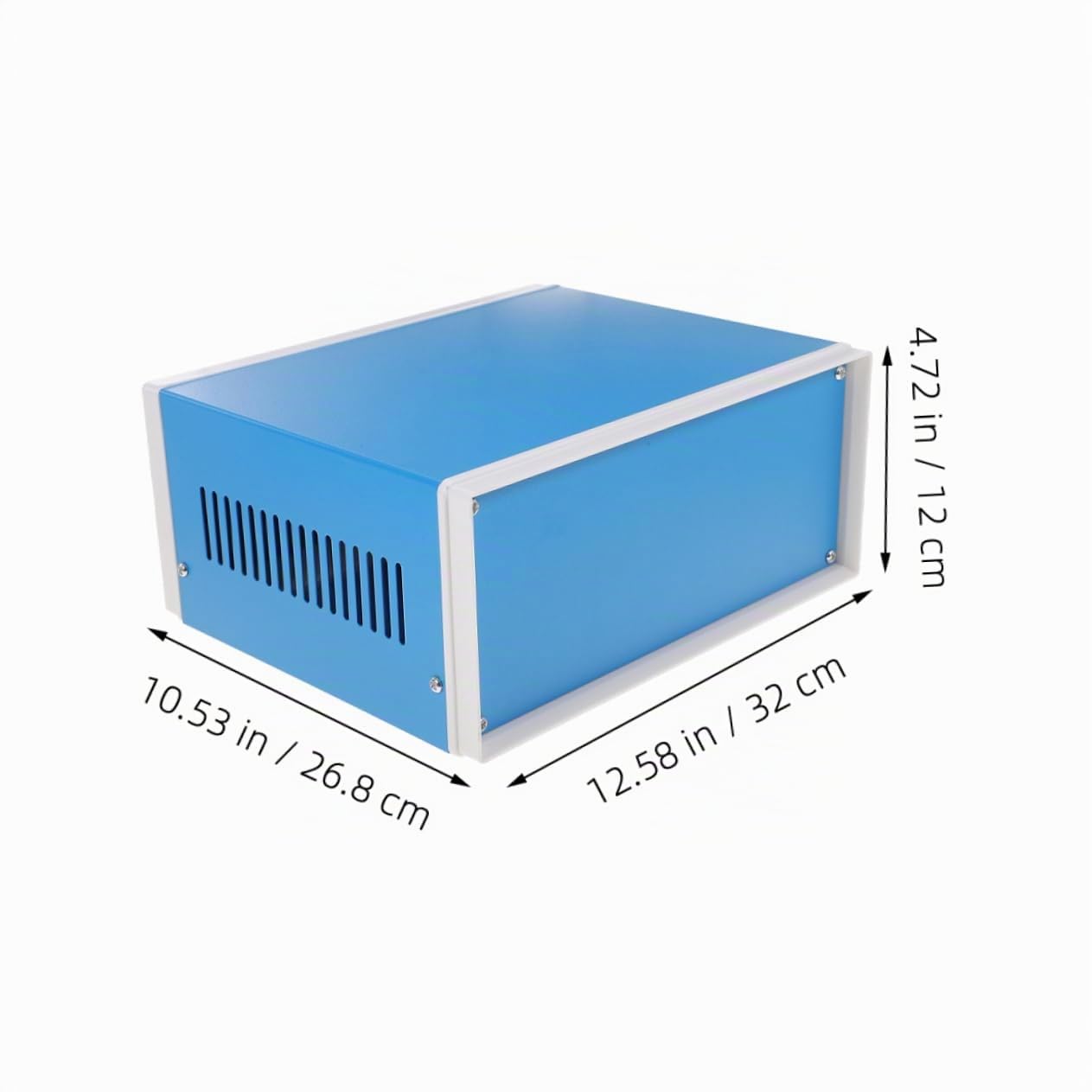 Scatola di Metallo e Chiusura a Vite per Progetti Elettronici Protezione Elettrica Adatta per Dispositivi di Misura e Altri Strumenti in Ambienti come Aeroporti