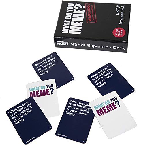 What Do You Meme? Nsfw Expansion Pack Designed To Be Added To Core Game #TOP2