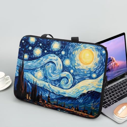 Funda para laptop Van Gogh Starry Night 17 pulgadas miniatura 2