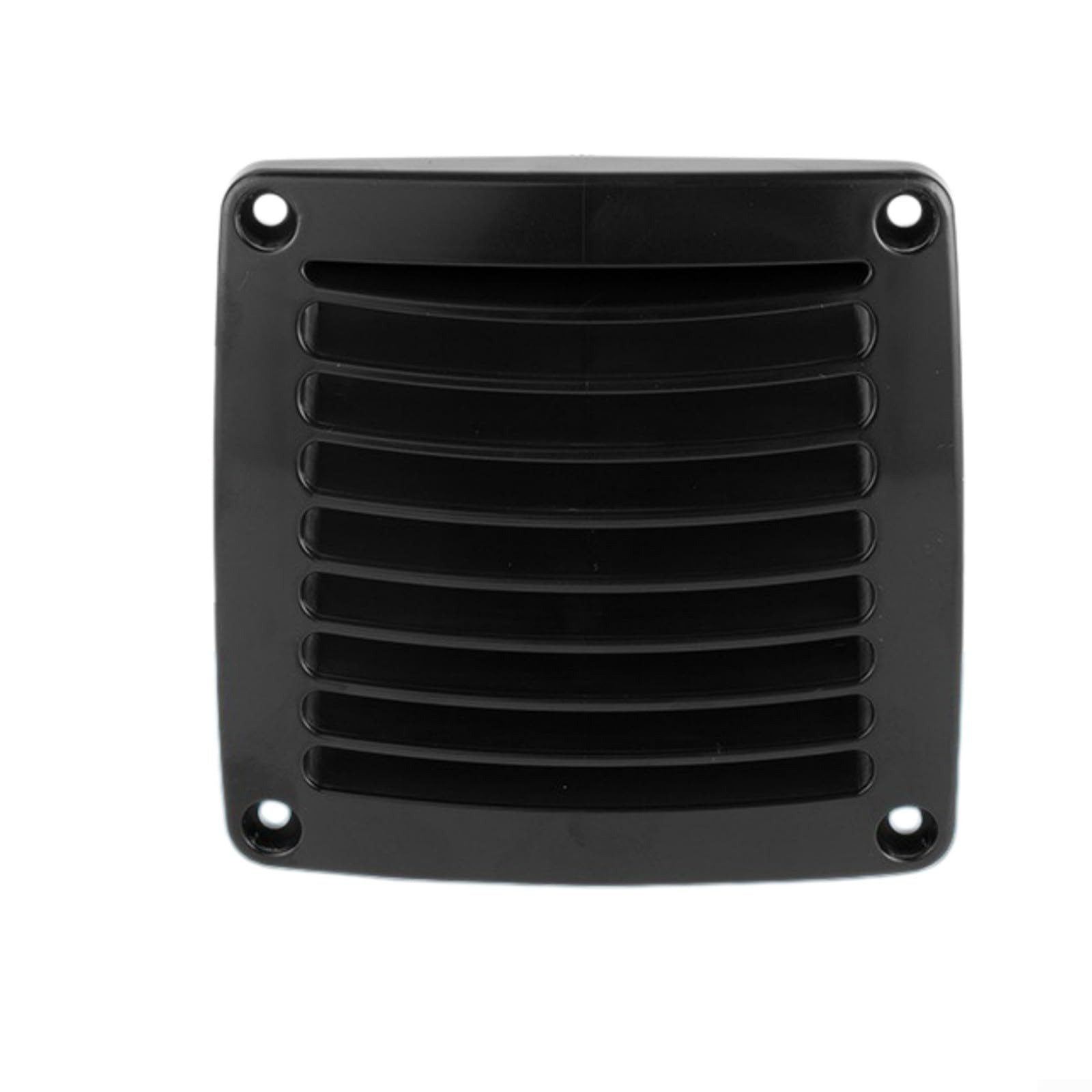 Marine Ventilation Grille, ABS Plastic Louver Air Vent Cover(Medium black)