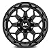 Hardrock H712 Indestructible Custom Wheel - 20x10, -19 Offset, 6x139.7 Bolt Pattern, 108mm Hub - Gloss Black Rim