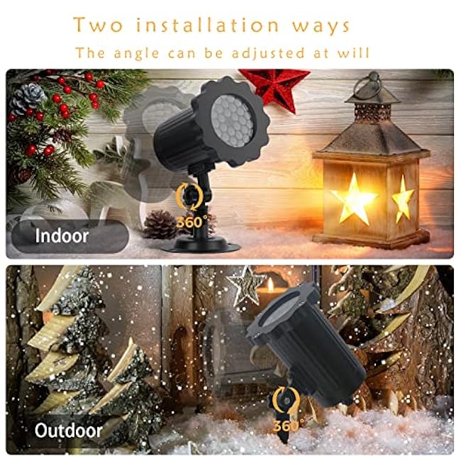 Christmas Projector Lights Led Snowflake Light Projector