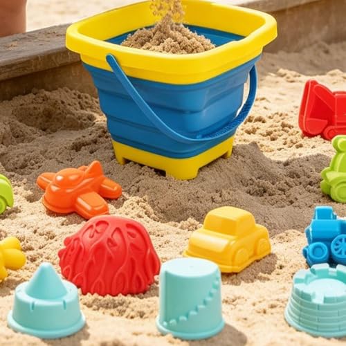 De arena de la playa juego infantil portátil para jardín y vacaciones 3
