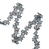 3 Yards Vintage White Black Floral Lace Ribbons Star Lace Ribbon for Bridal Wedding Decorations Sewi