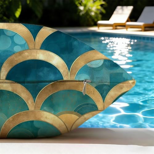 Housse de coussin extérieur imperméable pour salon de jardin - 7