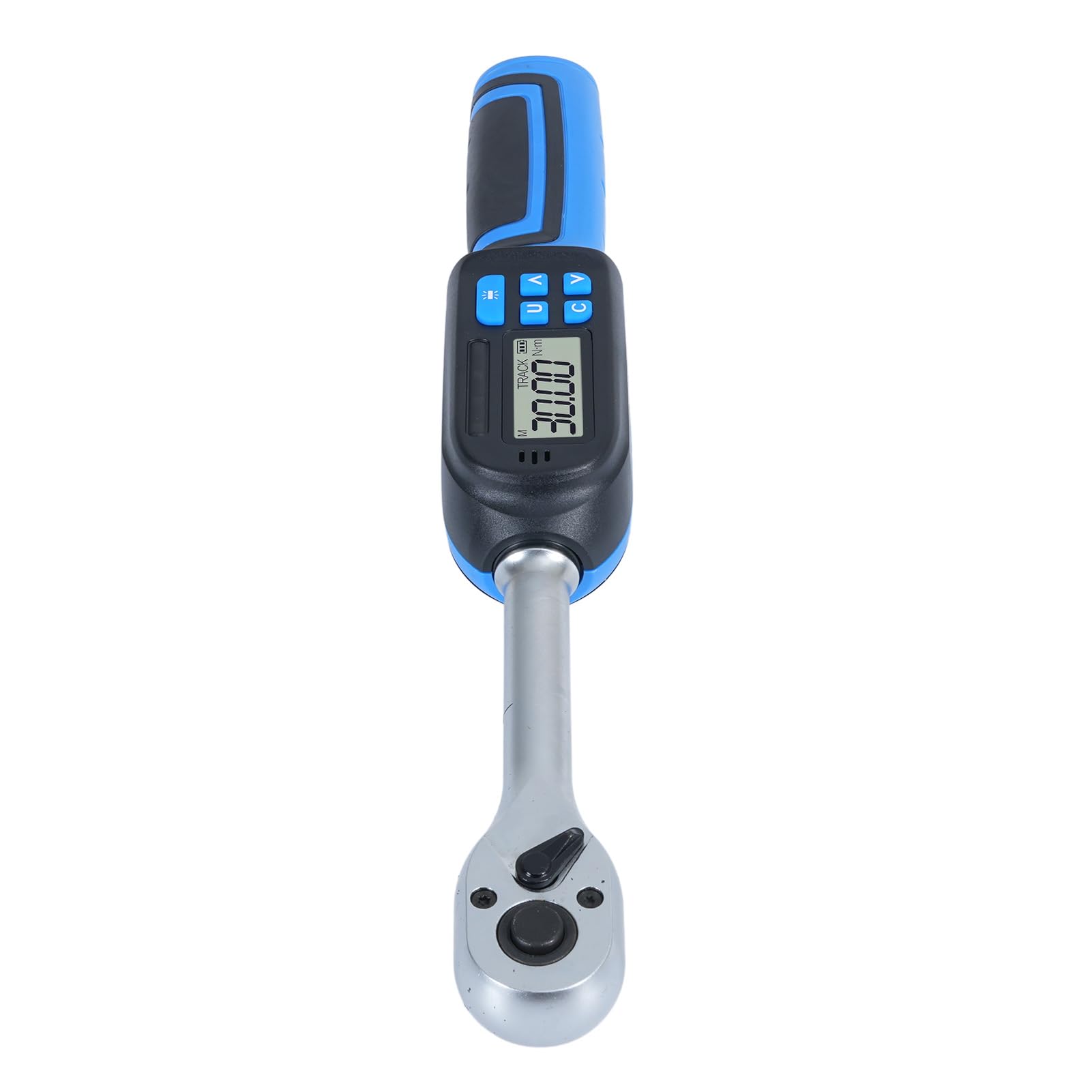 Chiave di Torsione Digitale da 3/8 Pollici Chiave di Torsione Elettronica da 3 a 60 Nm Acciaio Al Cromo Vanadio Display Digitale Memorizzazione Dati Cicalino LED per Riparazione Auto Moto