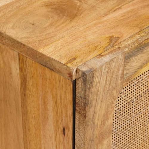 Commode en bois de manguier compacte pour couloir encombré - 8