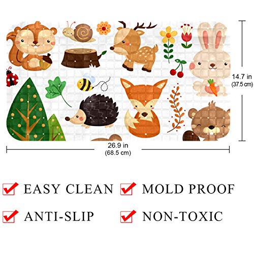 Tapis de bain antidérapant bébé 37,5x68,5 cm Bennigiry