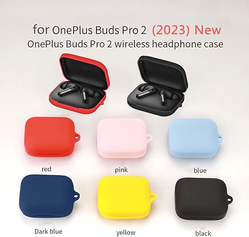Miniatura 3 de Funda para OnePlus Buds Pro 2, bonita funda de silicona suave con llavero con pompón para OnePlus Buds Pro 2 funda protectora de auriculares