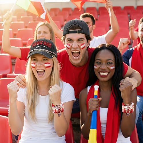 Set de accesorios para gorro de fútbol de día de juego miniatura 4