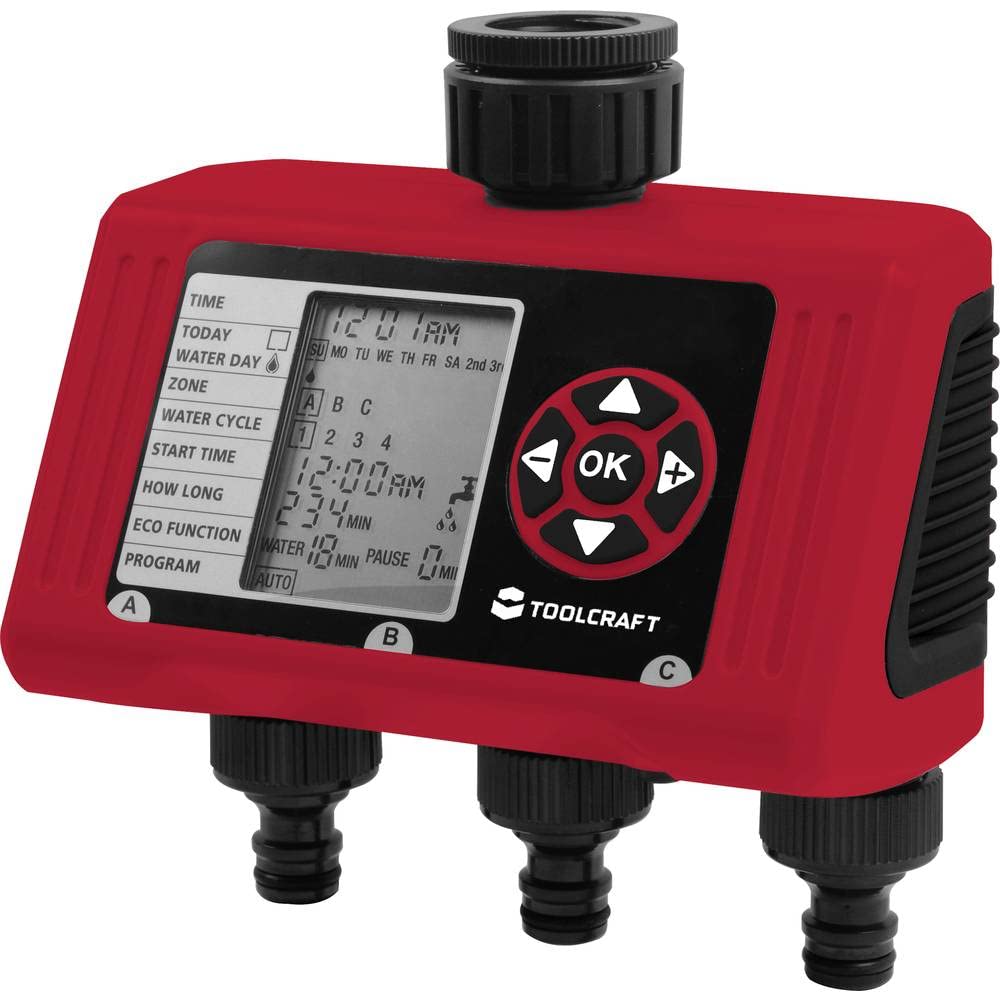 TOOLCRAFT Easy Trio 2302366 - Programador de riego