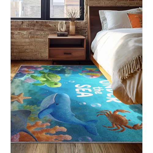 Tapete decorativo Ocean 2x3 para sala y dormitorio miniatura 3