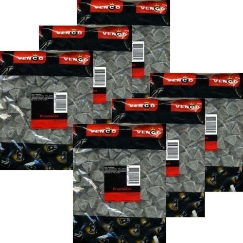 Venco Holland Lakritze 'Piramides' 6 Packungen a 1kg (normales Lakritz)