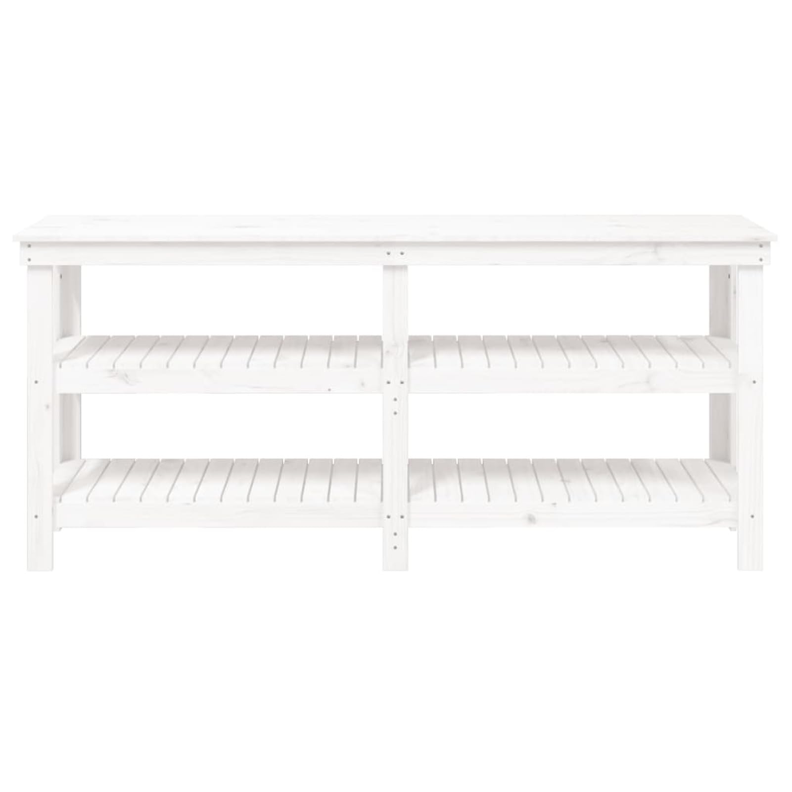 Banco de Trabajo, Mesa De Trabajo Taller, Caballete Mesa, Banco Herramientas, Bancada De Trabalho, Caballete para Mesa, de Madera Maciza de Pino Blanco 181x50x80 cm