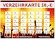 250 Verzehrkarten DIN A7, Gesamtwert 50 Euro, praktische Alternative zu Wertmarken, für Vereine, Gastronomie etc., einfaches bargeldloses Bezahlen