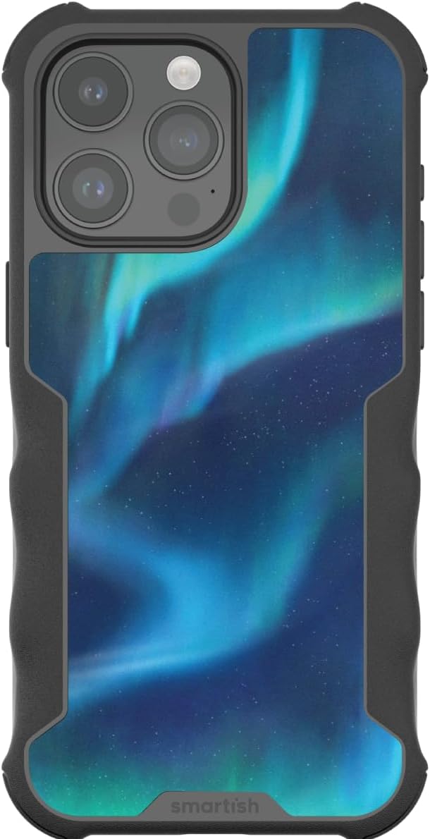 Smartish - Aurora Twilight - iPhone 15 Pro Max MagSafe Armor Case - Gripzilla [Rugged & Tough] Heavy Duty Armor Case - Fits iPhone 15 Pro Max