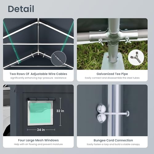 Metal Storage Shed for Backyard