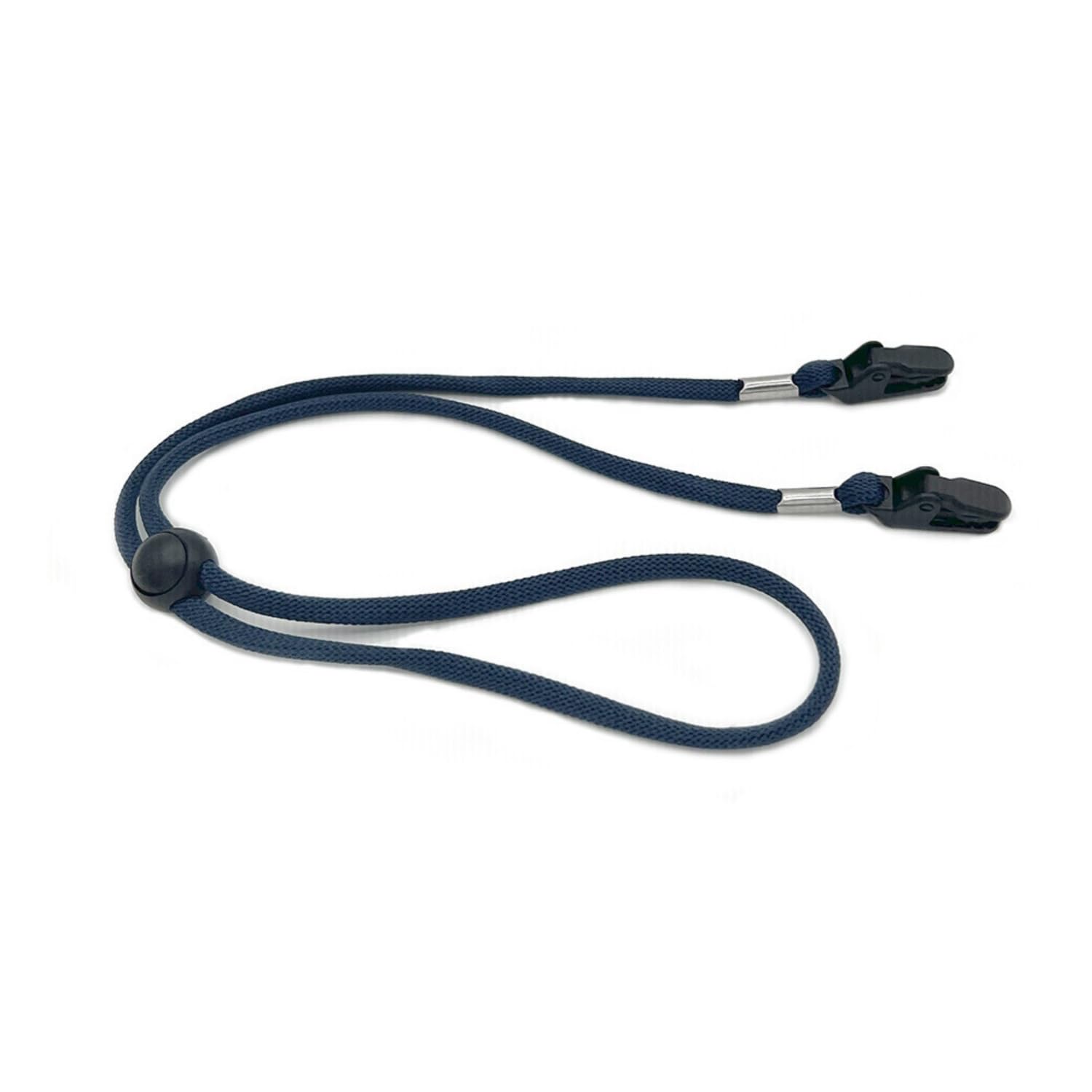 Easnea Dark Blue Adjustable Hat Strap Clips Removable Hat Chin Cord Windproof Hat Lanyard Cap Anti-Loss Strap Sun Hat Strap Hat Retainers Cord For Golfing, Fishing, Travel (Dark Blue)