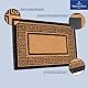 Villeroy & Boch 1856 Kokos Fußmatte für Innen und geschützen Außenbereich - rutschfeste Schmutzfangmatte Natur, Kokosmatte Outdoor Ornament, Wetterfest für Flur, Terrasse, Eingangsbereich - 50x80cm