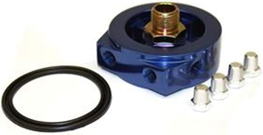 Prosport Gauges Oil Filter Adapter Plate 3/4 UNF-16 that is compatible with Ford Mazda Scion SRT4 Jeep