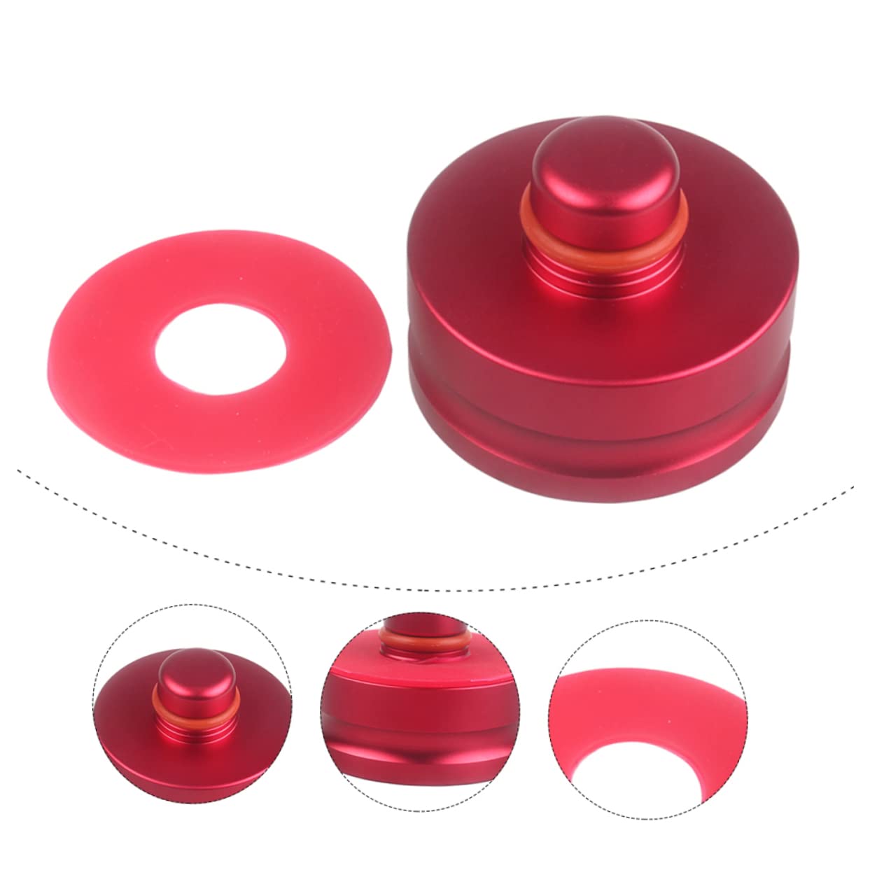 SOLUSTRE 1 Set Jack Pad Car Jack Stand Jack for Lift Pads Jack Support Block Jack Support Pad Motorcycle Fuel Bottle Jack Support Point Adapter Vehicle Car Tools Plate Pom Red Lifting