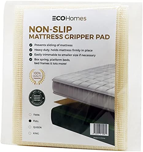ECOHomes Mattress Slide Stopper Stop Bed from Sliding - Mattress Gripper Non Slip Pad Keep Mattress Topper from Sliding | Mattress Holder in Place Prevents Sliding, Grip Rubber Mat (Full/Full XL)